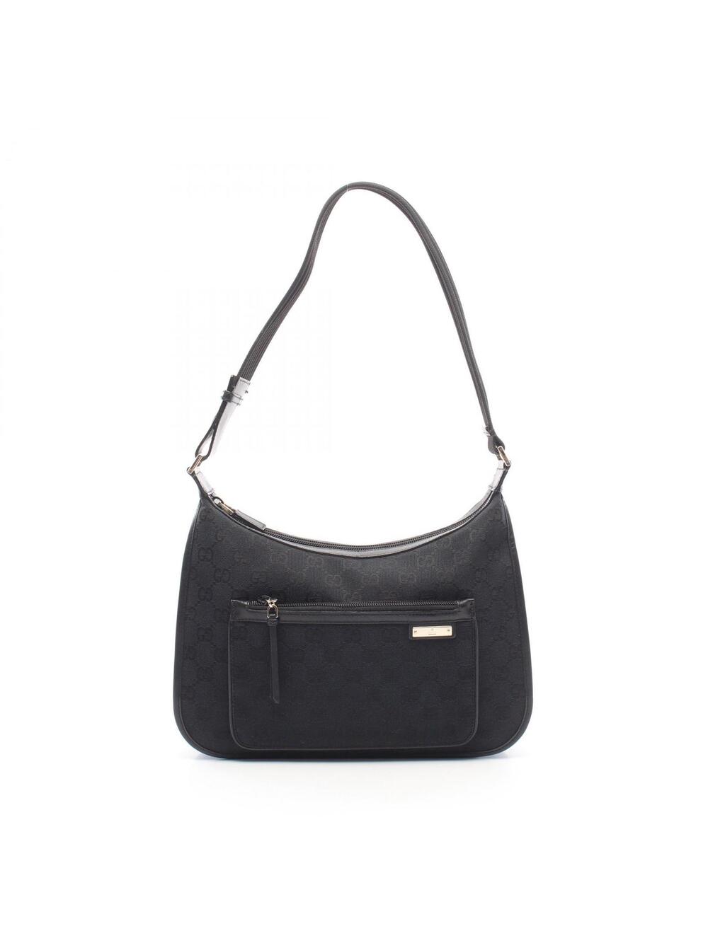 Gucci Gg Canvas Shoulder Bag Leather #277415G72B